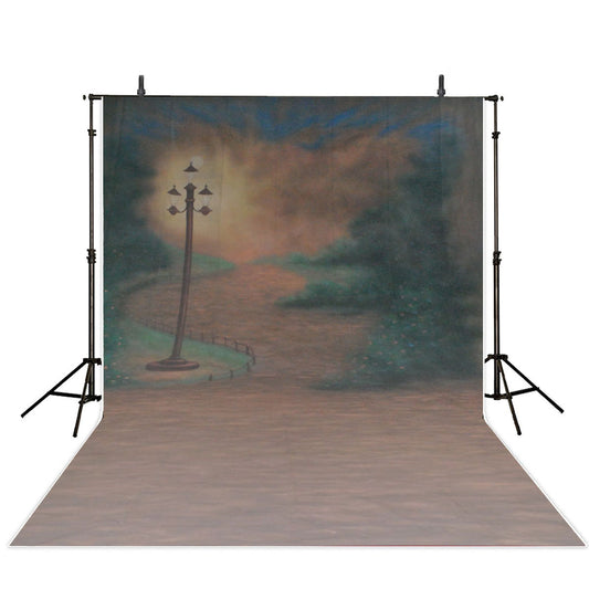 Hand Painted Scenic Central Park Backdrop 929