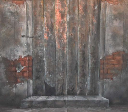 Hand Painted Scenic Wooden Backdrop 932