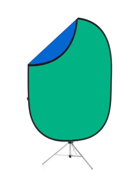 Twistflex Chroma Green Blue Collapsible Studio Background