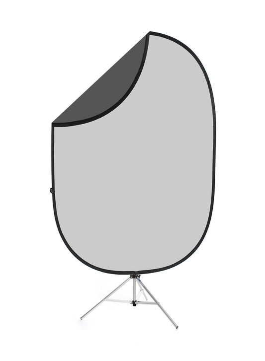 Twistflex Dark Gray Light Gray Collapsible Studio Background