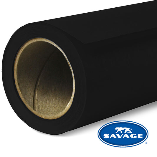 Savage Seamless Background Paper - #20 Black