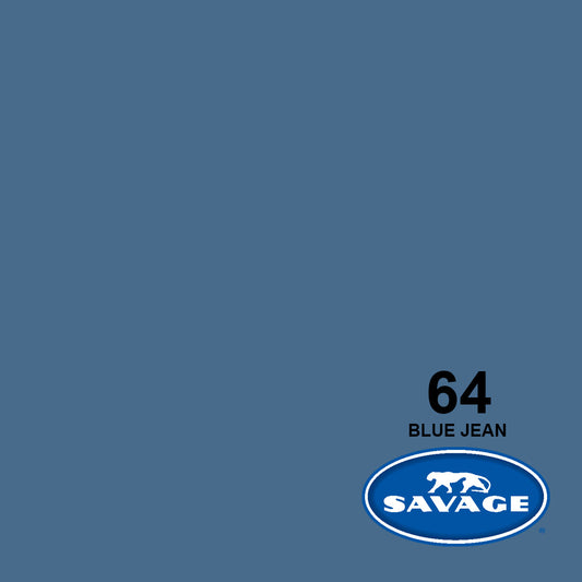 Savage Seamless Background Paper - #64 Blue Jean
