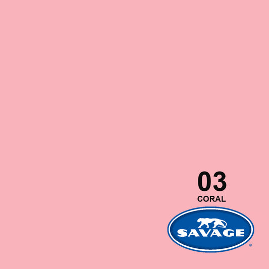 Savage Seamless Background Paper - #03 Coral