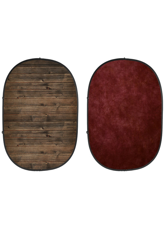 Twistflex Printed Texture Wooden Collapsible Studio Backdrops