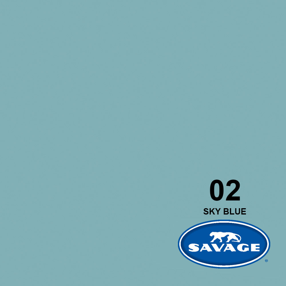Savage Seamless Background Paper - #02 Sky Blue