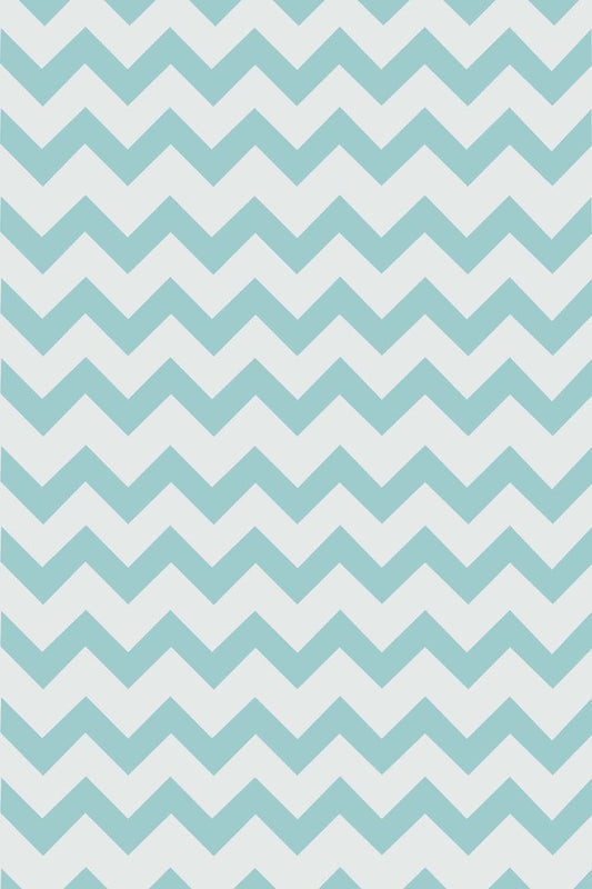 Gray Blue Chevron Printed Backdrops
