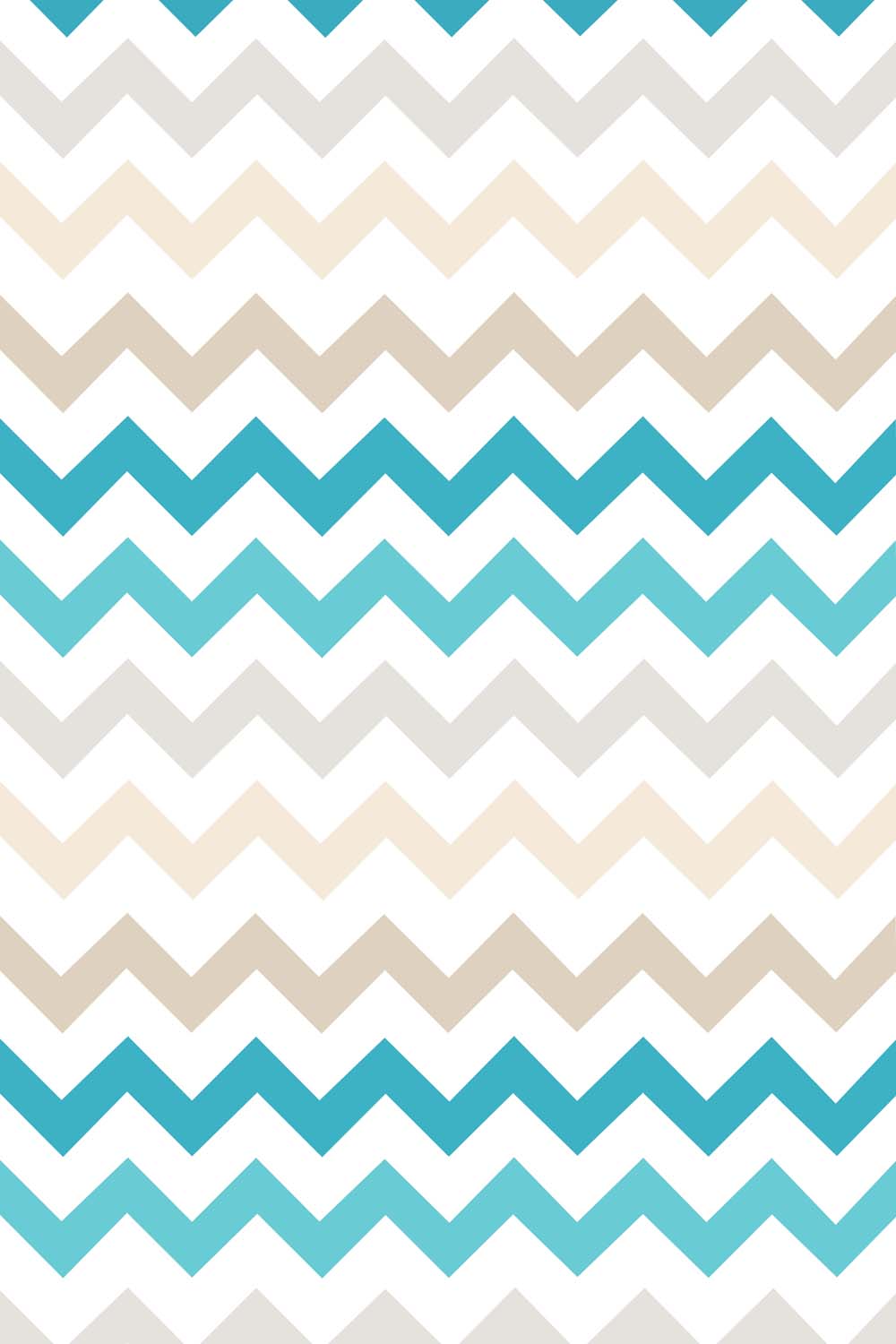 Rainbow Chevron Printed Backdrops