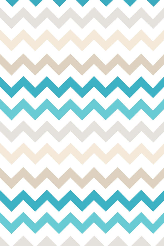 Rainbow Chevron Printed Backdrops