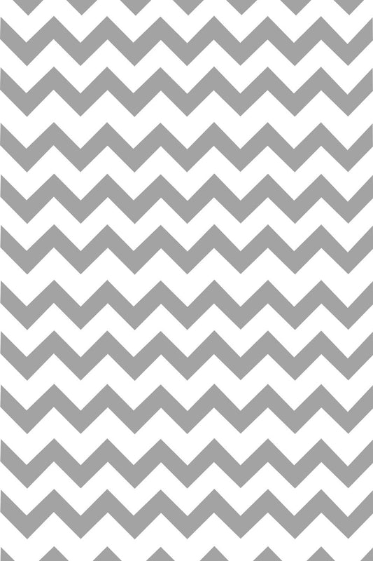 Gray White Chevron Printed Backdrops