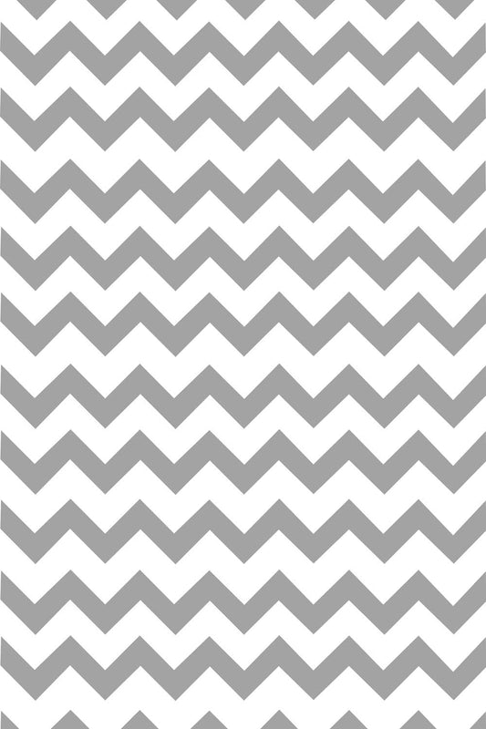 Gray White Chevron Printed Backdrops