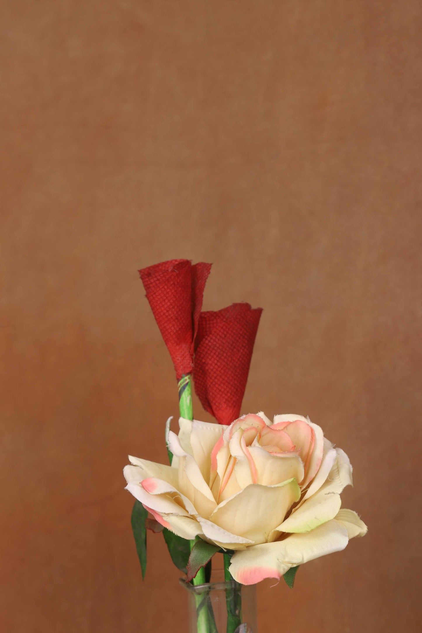 Redish Brown Hand Painted Mottled Muslin Photography Background