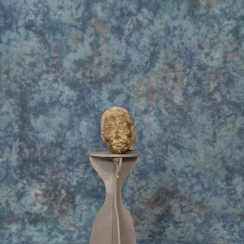 Blue Mottled Muslin Photography Studio Background