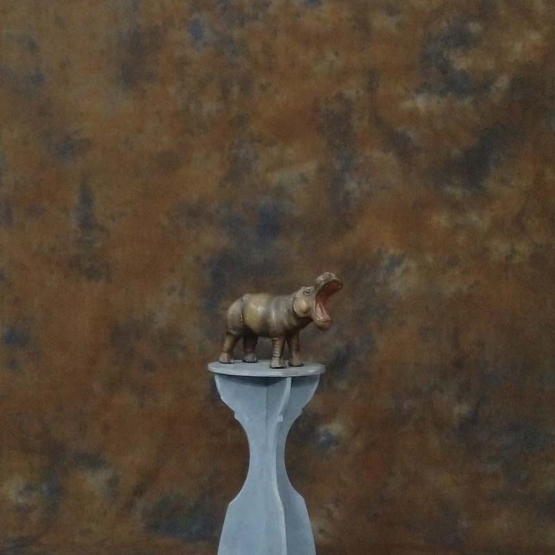 Vintage Dark and Rusty Mottled Muslin Photography Backdrop