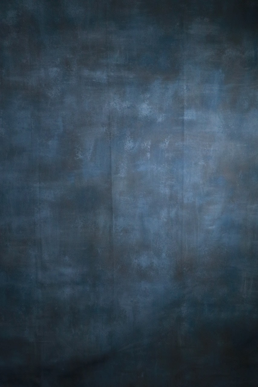 Canvas Blue Texture Painted Backdrop 545