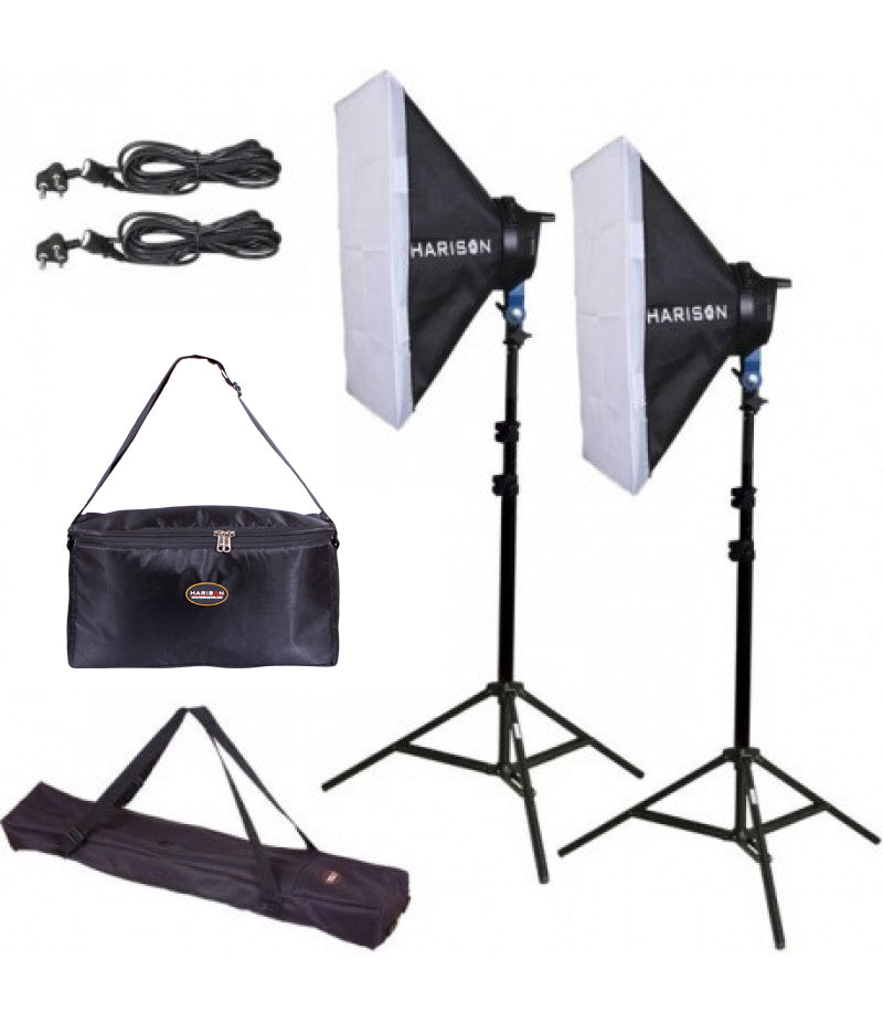 HARISON Quadlux Mark II Double Kit Studio Lights