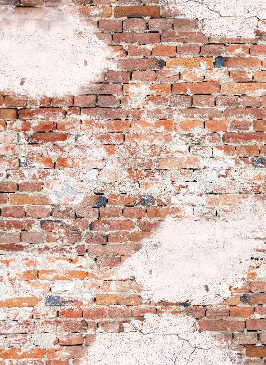 Red Brick Rustic Printed Backdrops