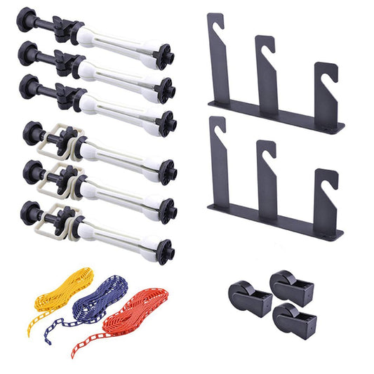 Background Support Stand for 3 Rollers Background Ceiling Photo Video Studio and Wall Mounting Manual Backdrop Roller System,Chain pully