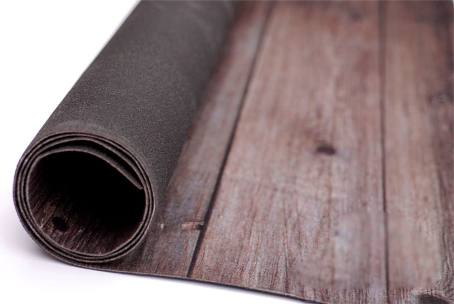 Charcoal Gray Wooden Floordrop