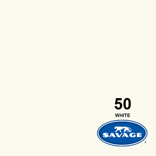 Savage Seamless Background Paper - #50 White
