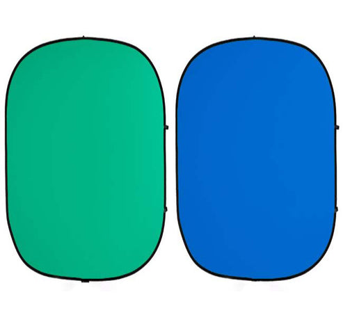 Twistflex Chroma Green Blue Collapsible Studio Background ...
