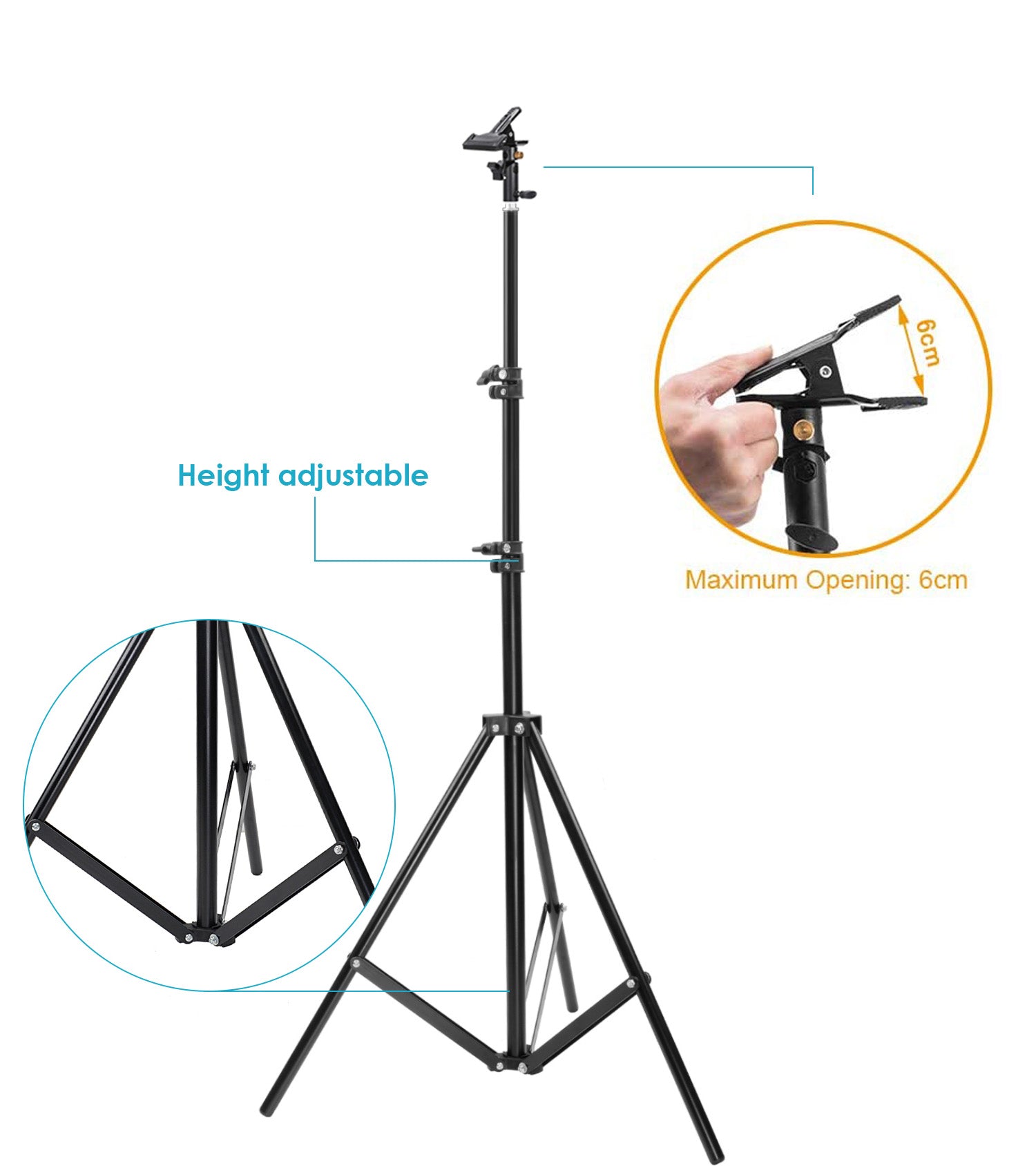 background stand with clamps