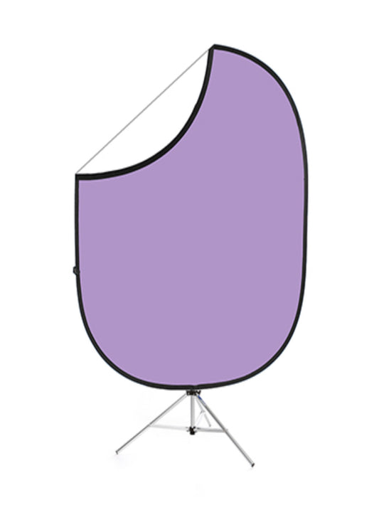 Twistflex Purple White Collapsible Studio Background